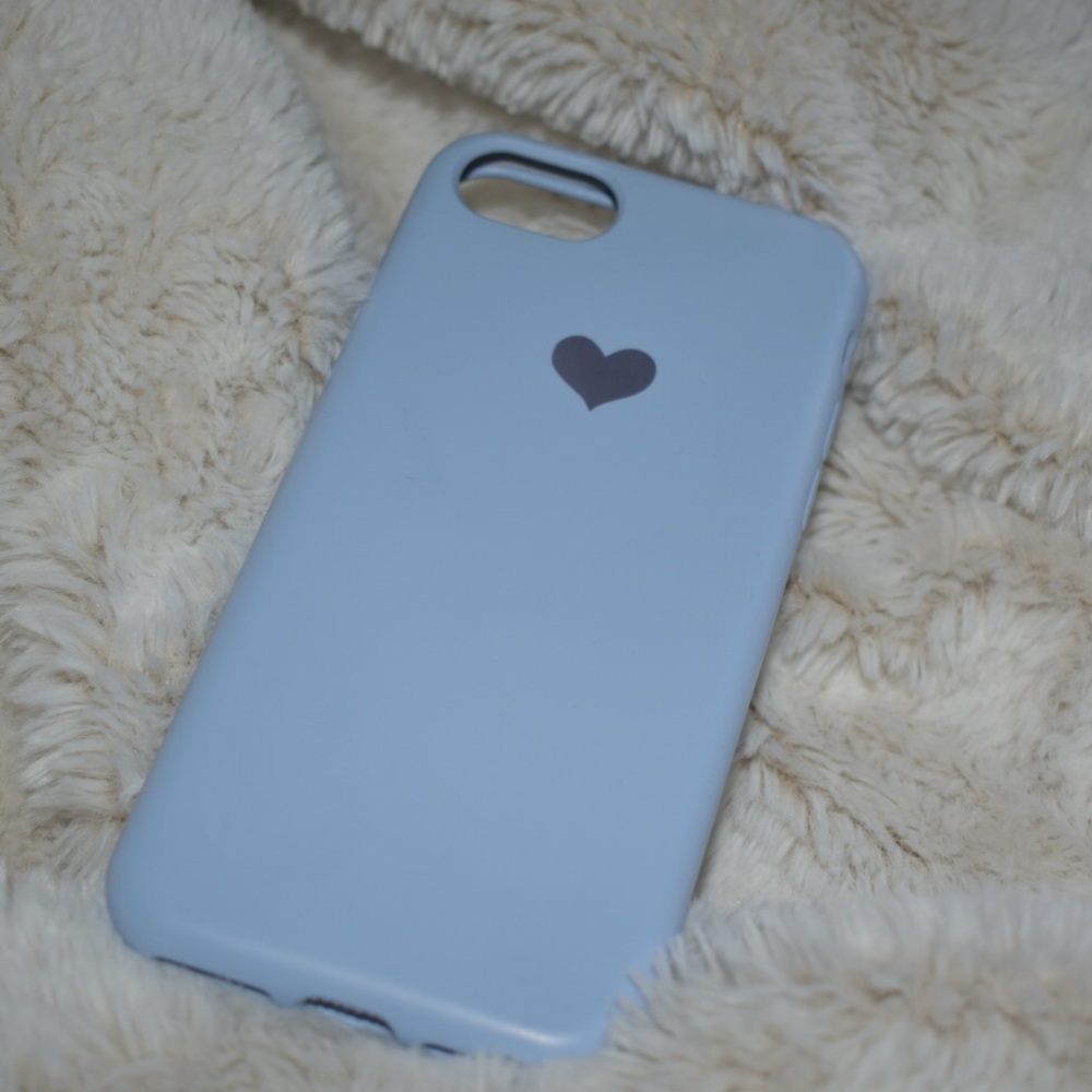 Light Blue Silicone Iphone 7/8 Case